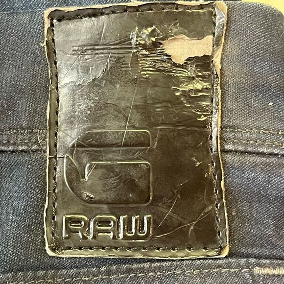 G-Star Raw Woman’s Nova Mid-waist Skinny Glaze Super-stretch Dk Aged Jeans Sz 26 - Picture 6 of 8